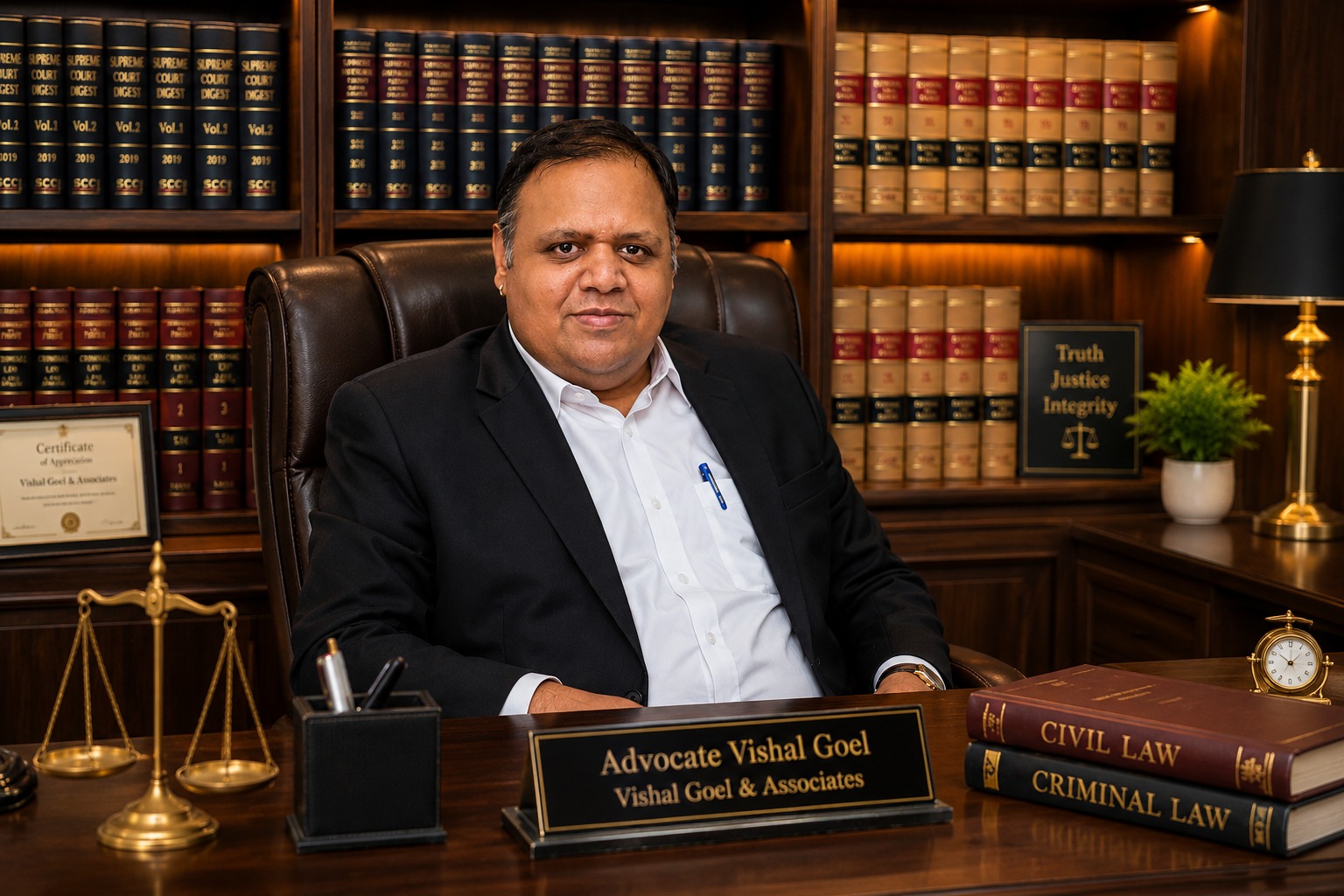 About Advocate Vishal Goel & Associates